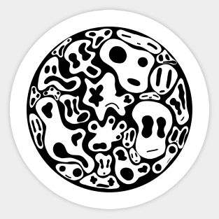 Ghosts in The Bubble Sticker